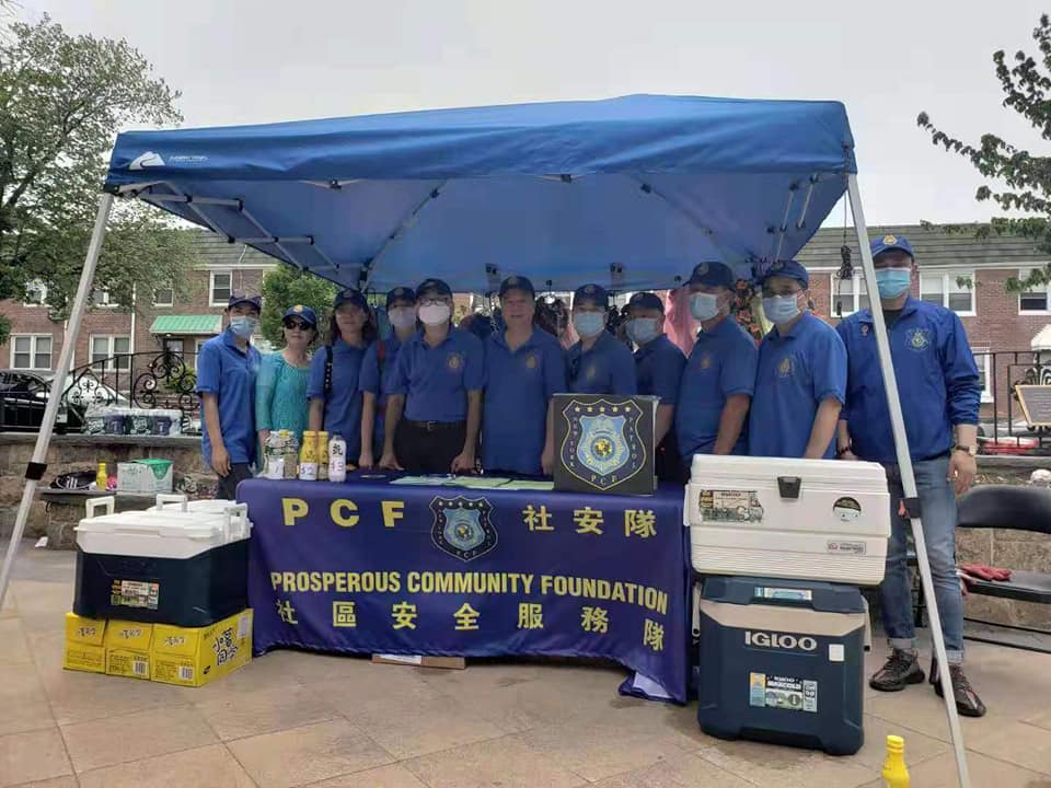 IPVF full team at Prosperous Community Foundation booth during community outreach event